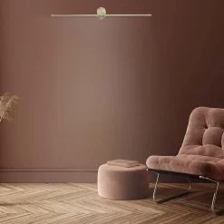 Applique murale Light Prestige Modern Slim dorée LED 3000K 1 pièce.