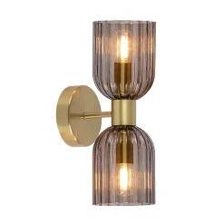 Applique murale Light Prestige Piega dorée 2 x E14 1 pc.