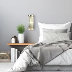 Applique murale Light Prestige Vetro dorée 1 x E14 1 pc.