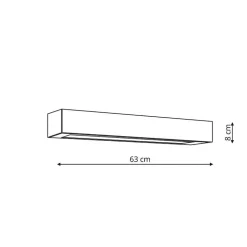 Applique murale Light Prestige Ibros LED blanche CCT 3000K/4000K/6000K (réglable) 1 pc.