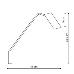 Applique murale Light Prestige Futuro blanche 1 x GU10 1 pc.