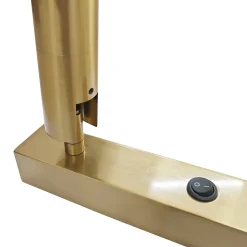 Applique murale Light Prestige Miri dorée LED 3000K 1 pièce.