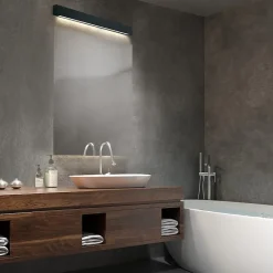 Applique murale Light Prestige Ibros noire LED CCT 3000K/4000K/6000K (réglable) 1 pc.