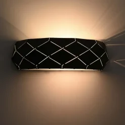 Applique murale Light Prestige Reus noire 1 x E27 1 pc.