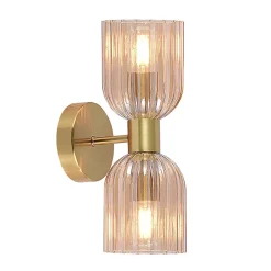 Applique murale Light Prestige Piega dorée 2 x E14 1 pc.