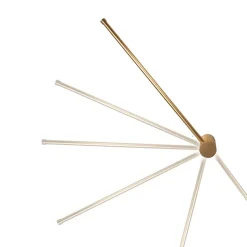 Applique Murale Linéaire Rotative 10W 2700K, 60 cm, Aluminium Doré LED Minimaliste à Lumière Chaude