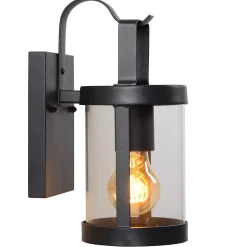 Applique murale LINDELO en métal avec 1xE27 - Noir - Lucide