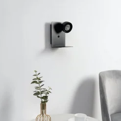 Applique murale liseuse noire avec interrupteur - Lyngen