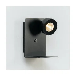 Applique murale liseuse noire avec interrupteur - Lyngen