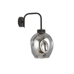 Applique murale LUKKA K1 BLACK/GRAFIT, Emibig Lighting, Fabriqué en EU