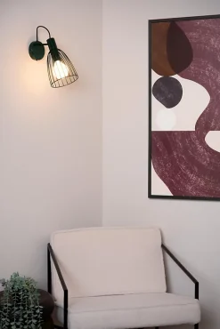 Applique murale MACARONS en métal avec 1xE27 - Vert - Lucide