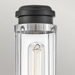 Applique Murale Masthead 1 x 40W E27 Chrome Poli & Noir.