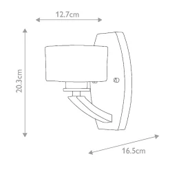 Applique murale Meridian 1 lumière