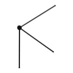 Applique Murale Minimaliste Linéaire AXIS - LED 10W 60cm Métal Rotatif à 360 Lumière Chaude 2700K