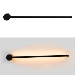 Applique Murale Minimaliste Linéaire AXIS - LED 10W 60cm Métal Rotatif à 360 Lumière Chaude 2700K