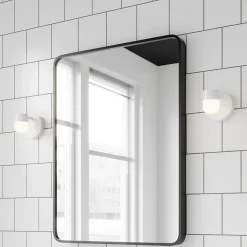 Applique murale miroir murale LED intégrée 600ml 6,5W GoodHome blanc I44 l.11 x H.9,5 x P.13 cm