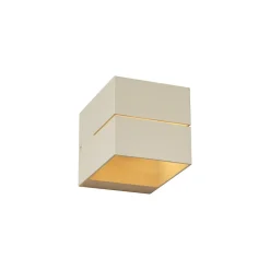 Applique murale moderne beige G9 carrée - Transfer