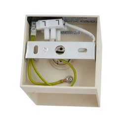 Applique murale moderne beige G9 carrée - Transfer