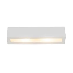 Applique murale moderne blanche 2 lumières - Tjada Novo