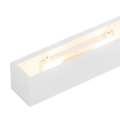Applique murale moderne blanche 2 lumières - Tjada Novo