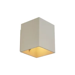 Applique murale moderne beige G9 carrée - Sola