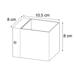 Applique murale moderne dorée - Transfer