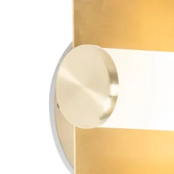 Applique murale moderne dorée IP44 2 lumières - Bath