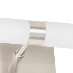 Applique murale moderne en acier IP44 2 lumières - Bath