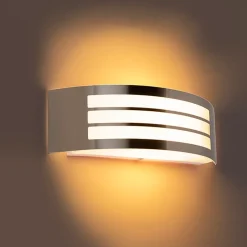 Applique murale moderne en acier inoxydable IP44 - Sapphire Deluxe