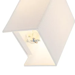 Applique murale moderne en jute blanche - Vete