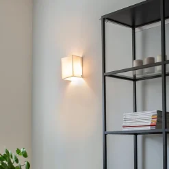 Applique murale moderne en jute blanche - Vete