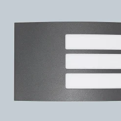 Applique murale moderne gris foncé IP44 - Sapphire Deluxe