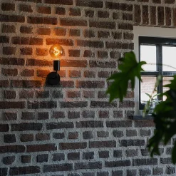 Applique murale moderne noire 15,5 cm - Facile