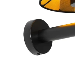 Applique murale moderne noire - Pluk