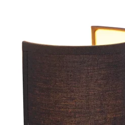 Applique murale moderne noire et dorée - Simple Drum