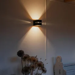 Applique murale moderne noire et dorée 9,7 cm - Transfer Groove