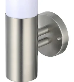 Applique murale montante Hollis E27 15W IP44 chrome