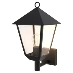 Applique murale montante Docker E27 25W IP44 GoodHome noir