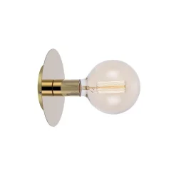 Applique murale métal doré avec interrupteur - Markslöjd - Disc