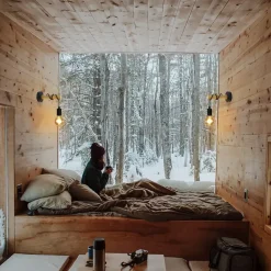 Applique murale NETTLIFE rétro industrielle bois noir métal E27 bureau