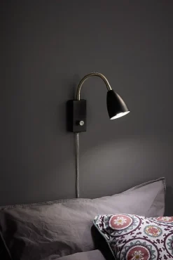 Applique murale noir-acier avec variateur - Markslöjd - Ciro