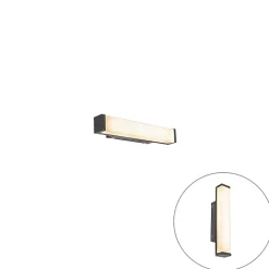 Applique murale noire 32 cm IP44 - Cascada