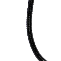 Applique murale noire avec abat-jour en velours marron 18 cm - Brescia