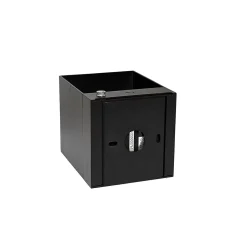 Applique murale noire avec LED et variateur tactile rechargeable - Joris