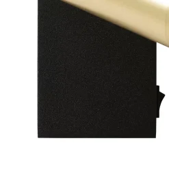 Applique murale noire avec or réglable avec interrupteur - Jeana Luxe