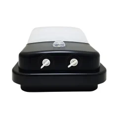 Applique Murale Noire Extérieure LED IP65 20W avec Détecteur de Mouvement - Blanc Froid 6000K - 8000K - SILAMP