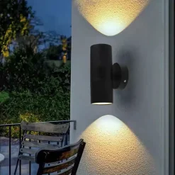 Applique Murale Noire IP65 Double Faisceau GU10 - SILAMP