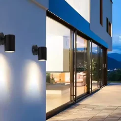 Applique Murale Noire IP65 pour Ampoule GU10 - SILAMP