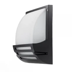 Applique Murale Noire LED IP44 pour ampoule E27 - SILAMP