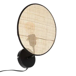 Applique murale Olme en paille & métal D27cm - Atmosphera